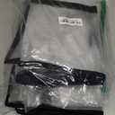 Large Storage Bags: Clothes Storage Bins Foldable Closet Organizers Containers With Handle For Clothing Blanket Comforters Bed Sheet Pillows And Toys Transparent 88l 3 Pack