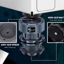 ORBON Anti Vibration Pads for Washing Machine | Durable Washing Machine Feet Anti Vibration | Anti Vibration Pad Washing Machine | Anti Vibration Washing Machine Support (Round Adjustable)