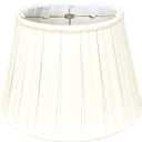 Royal Designs Empire English Pleat Basic Lamp Shade, Linen Eggshell, 11 x 18 x 12 (BS-724-18LNEG)
