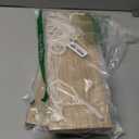 Hanging Shelves Boho Wall Decor Set of 2, Rustic Wood Floating Shelves for with Handmade Woven Rope Room Nursery Bathroom Living Room College Dorm Storage for Hanging Plants Photos, White