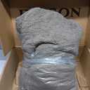 UGG Throw Blanket Fleece Lightweight Soft Cozy Throw for Bed or Chair, Luxury Home Decor, Giftable Christmas Blankets, Machine Washable, 50-inch x 70-inch, Light Fawn Brown