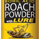 HARRIS Boric Acid Roach and Silverfish Killer Powder w/Lure for Insects (16oz)