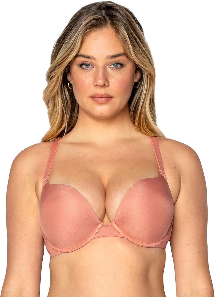 Smart & Sexy Women's Maximum Cleavage Underwire Push Up Bra, 36 D
