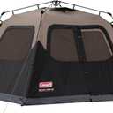 Coleman 4/6/8/10 Person Instant Camping Tent with 1-Minute Setup, Large Family Tent with Pre-Attached Poles, Air Vent, & Carry Bag, Sets Up in About 60 Seconds (PFAS-Free)