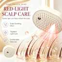 New Electric Mist Air Cushion Massage Brush, 5-in-1 Anti-Tangle Hair Comb for Dry Frizzy Hair, Self-Cleaning Shine Boost Hair Care Brush for Ladies (Pink)