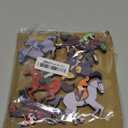 6pcs Derby Decorations Horse Party Decorations Table Centerpieces Wooden Double Sided Derby Party Supplies Tiered Tray Decor for Horse Racing Festival Supplies
