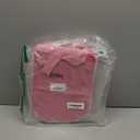 Sweetude 16 Pcs Pink Gift Bags Gradient Pink Gift Bag with Handles Party Favors Non Woven Reusable Tote for Women Wedding Birthday Baby Shower Mother's Day Party Decorations