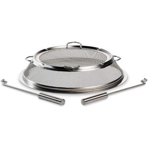 Solo Stove Bonfire Shield - Durable Stainless Steel Spark Protector Mesh Screen for Fire Pits, Keeps Pops and Hot Embers Contained for Safe Outdoor Fires, Includes Shield Removal Tools