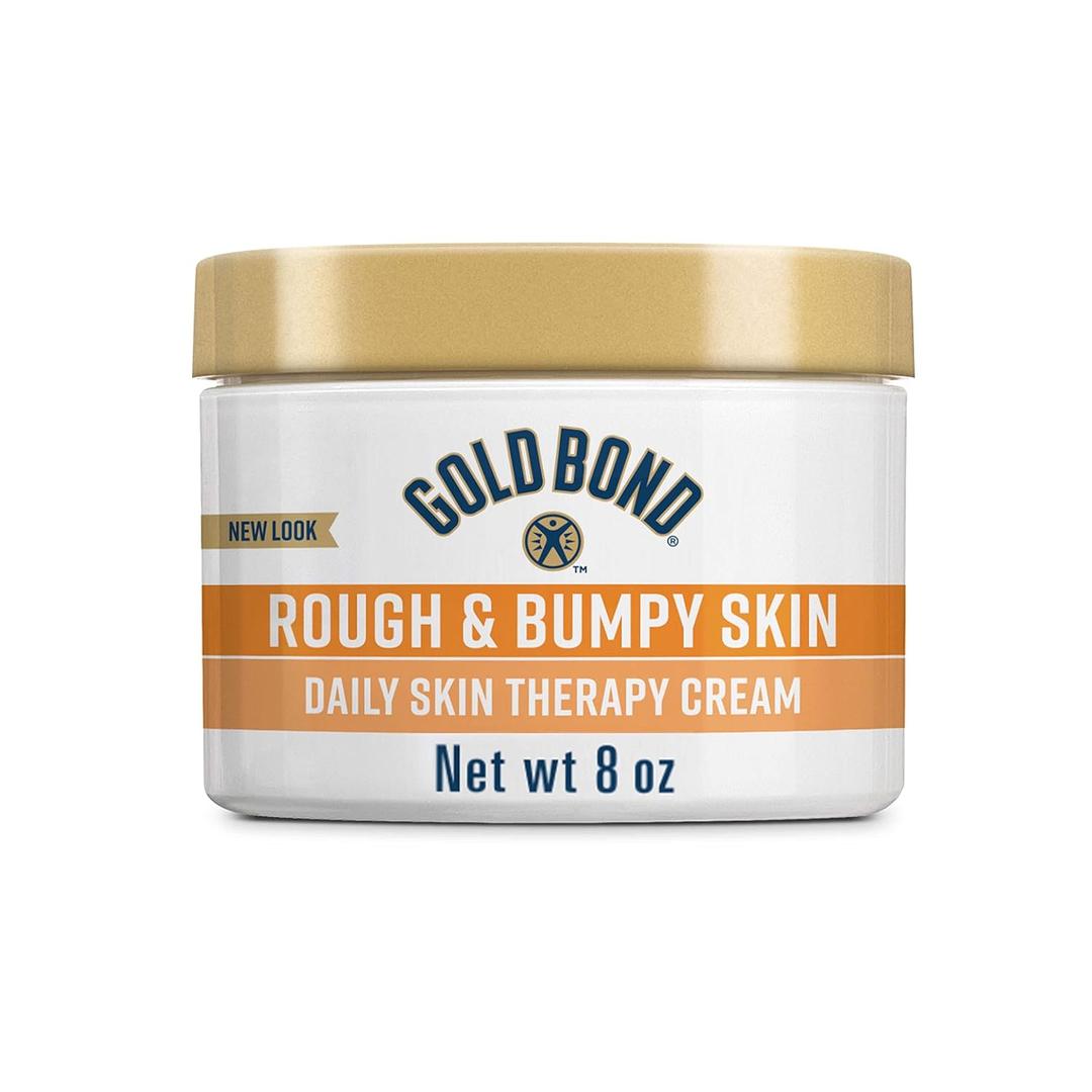 Gold Bond Rough & Bumpy Daily Skin Therapy Cream, 8 oz., With 7 Moisturizers & 3 Vitamins, 8 Ounce (Pack of 1)