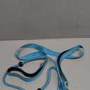 6FT Slip Lead Dog Leash with Double Padded Handle, Anti-Tangle Slip Leads for Dogs, Reflective Nylon No-Pull Training Leash for Small Medium Dogs, Sky Blue