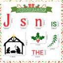 30 Pcs Christmas Garage Door Decoration Magnets Vintage Nativity Scene Garage Magnets Decor Christmas Religious Manger Garage Magnets Stickers Holiday Christmas Party Supplies DIY Decor for Garage Car