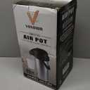 85 oz (2.5L) Airpot Coffee Carafe with Pump, Insulated Stainless Steel Coffee Dispenser, Coffee Carafes for Keeping Hot/Cold, Hot Beverage Dispenser for Party (84.5 Ounces, 1 Pack)