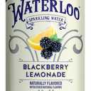 Waterloo Sparkling Water, Blackberry Lemonade Naturally Flavored, 12 Fl Oz Cans (Pack of 12) Zero Calories and Zero Sugar or Sweeteners (EXP 06/02/27)