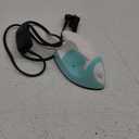 Honoson Mini Craft Iron Mini Heat Press Small Iron 3.93 x 2.36 x 2.76 in Portable Handy Tiny Flatiron with Charging Base Accessory for Fuse Bead Patch DIY Heat Transfer Vinyl(Mint Green)