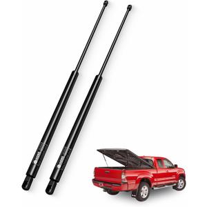 IAQWE C1615145 C1615146 23Inch 112Lbs/498N Gas Struts Shock Spring Lift Support for Tonneau Cover Heavy Duty RV Bed TV Cabinet Murphy Truck Bed Floor Hatch Storage Toolbox Lid Truck Topper, 2Pcs