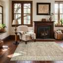Washable Entryway Small Area Rugs: Door Mat Indoor Entrance 4x6 Boho Rug Stain Resistant Non-Slip Rubber Backing Soft Carpet for Kitchen Front Door Indoor Entrance Entry Bedroom Kids Room