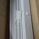 Cordless Room Darkening Venetian Blind - 30 Inch Width, 64 Inch Length, 2" Vinyl Slat Size - White - GII Luna Light Filtering Horizontal Mini Windows Blinds for Interior by Achim Home Decor