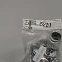 Bell Glides Replacement Office Chair Feet Swivel Caster Wheels to Fixed Stationary Castors, Short Profile with Separate Self Adhesive Felt Pads Black 5pcs