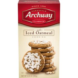Archway Cookies, Soft Iced Oatmeal Cookies, 9.25 Oz (9.25 Ounce (Pack of 1))