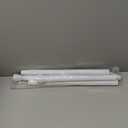 AIZESI Spring Tension Curtain Rods Short Tension Rod (White,28" to 48"-2Pcs)