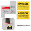 QYZZRS Generator Interlock Kit Compatible with General Electric GE 150 or 200 Amp Panels,1 1/4" Spacing Between Main and Branch Breakers,Professional Interlocking Kit（1Set）