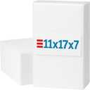 Silverlake 11x17x7 Craft Foam for Styrofoam Block Projects (White)