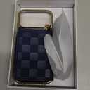 Keallce for iPhone 17 Pro Max 6.9'' Wallet Case, Crossbody Zipper Purse with 4 Card Slots RFID Blocking, Lanyards & Wrist Straps, Flip Leather Folio Cover with Kickstand for iPhone 17ProMax, Navyblue