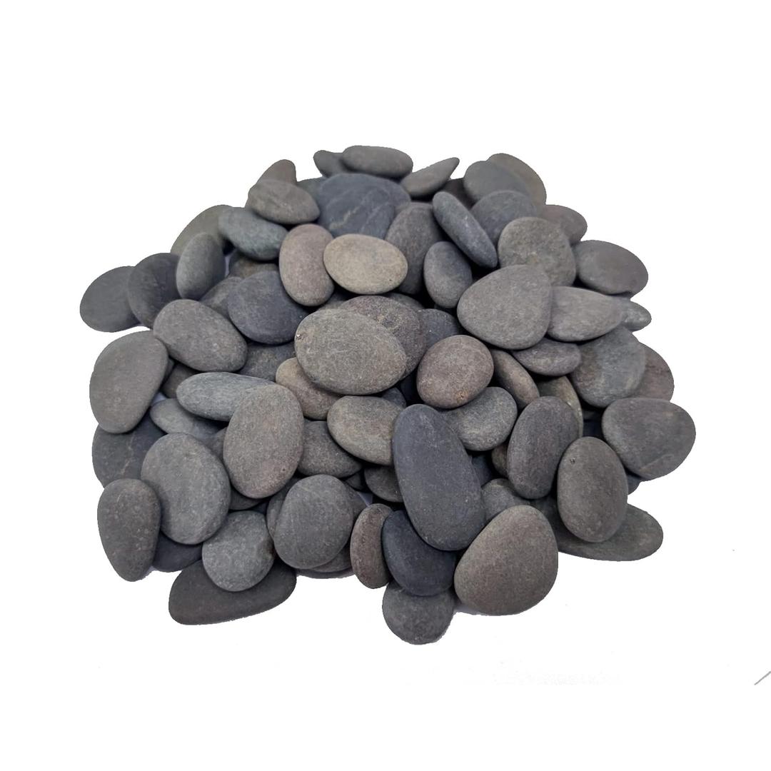 Handpicked 100pcs 1-1.5 inch Small Painting Rocks, Natural River Rocks Smooth Flat Pebbles for Crafts, Painting Activities, DIY Decorative Flower pots Fish Tank (1in-1.5in, 100pcs))