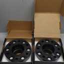 KSP 6X5.5 Wheel Spacers for Ram 1500, Jeep Grand Wagoneer, 1.5"(38mm) Real Forged Hub Centric Tire Spacer with 77.8mm Hub Bore M14x1.5 Studs/Bolts fit for 6X139.7mm,Package of 4pcs Black