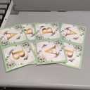 Bucherry 6 Pcs Baby Shower Flower Boxes Baby Shower Centerpieces for Tables Display with Letters Gender Reveal Party Favor Block Holder(Green, Sage Green Leaf)