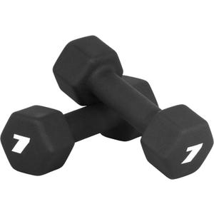 CAP Barbell Neoprene Dumbbell Weights Pairs & Sets | Multiple Colors (7 lb Pair)