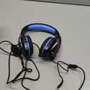 Fachixy FC-100 Wireless Gaming Headset for PS5, PS4, Switch - Gaming Headphones with Lossless Audio & 50Hrs Battery Life - Gamer Headset with Microphone for Mac, Laptop, Mobile (Blue)