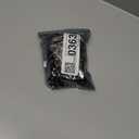 Plastic Screw On Type Knurled Clamping Nuts Knob Handle M8 Threaded 10pcs Black