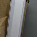 No Drill Light Filtering Cellular Shades for French Doors, 28"x70", White | Cordless Honeycomb Shades for Patio Door Privacy, Install with Adhesive Foam Tape OR Drillable Mount