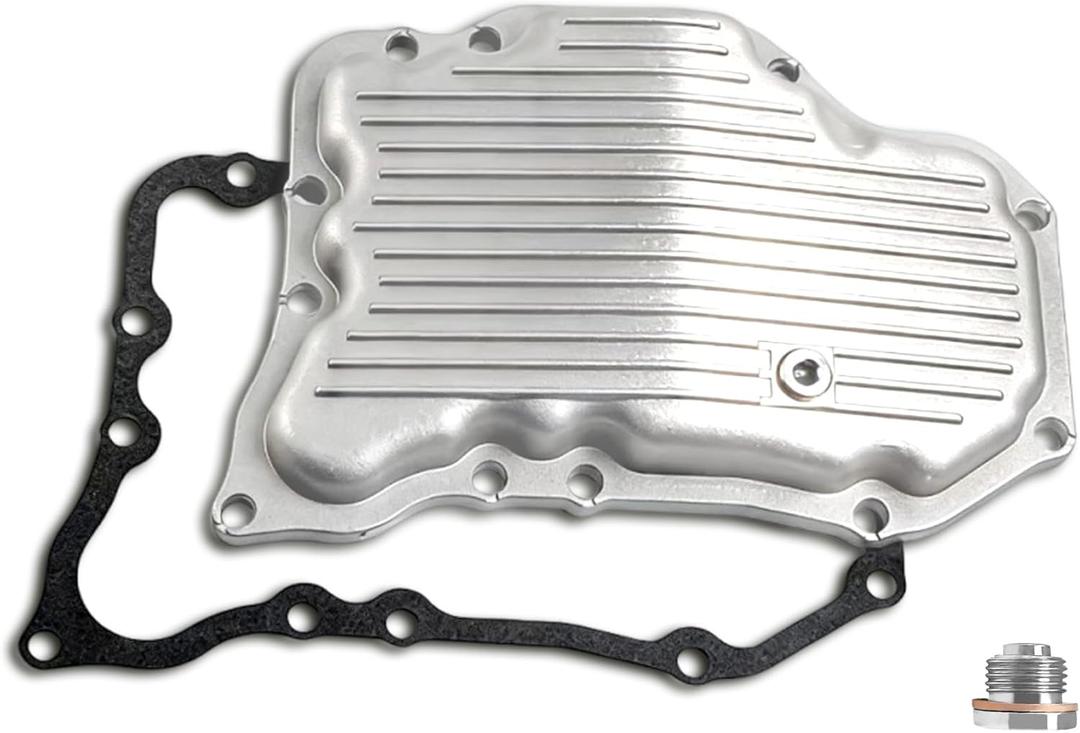 Upgraded aluminum Engine Oil Pan with Gasket Strong magnet Drain Plug Compatible with Nissan Rogue 1.5L 2021-2024 - Columns Replaces 11110 6RC1B,111106RC1B