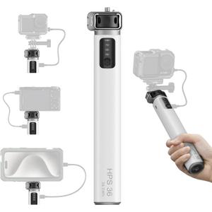 SMALLRIG Battery Grip, 10000mAh PD3.0 36W Fast Charging, 2 USB-C Ports, Power Handle for Sony DSLR Cameras, Battery Handle for GoPro Hero 13/12/11/10/9, for iPhones, Lights, Vlogging