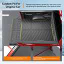 Powoq 5.5FT Truck Mat Compatible with 2021 2022 2023 2024 2025 2026 Ford F150 Truck Bed Mat TPE Tailgate Liner Replacement for 2021-2026 Ford F-150 Accessories (5.5FT Bed Mat+Tailgate Mat)