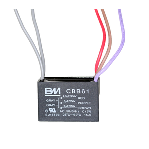 BM Ceiling Fan Capacitor Gray CBB61