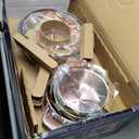 Ninja EverClad Stainless Steel Cookware 12 Piece Pots & Pans Set, All Stovetops & Induction, Oven Safe to 600F, Tri-Ply Commercial-Grade, C99012