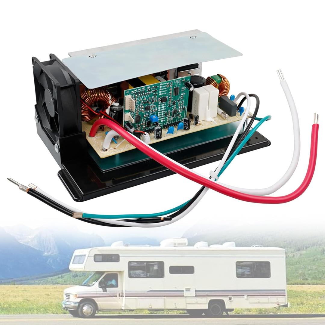 WF-8955-MBA RV Power Converter DC Main Board Assembly, 55 Amp Replacement for WF-8955, WF-8900-AD, WF-8955-AD-MBA Series Converters, Compatible with Parallax 7155 & 7145 Power Center