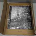 Americanflat 8x12 Picture Frame with Shatter-Resistant Glass - Signature Collection - Gallery-Style Frames Made of Engineered Wood - Photo Frame for Tabletop and Wall Display - Black