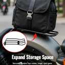 Rear Luggage Racks for CMX300 CMX500 17-24, Motocycle Top Case Carrier Rear Solo Seat Support Shelf Backrest Rear Fender Rack for Honda Rebel 500 300 CMX500 CMX300 2017-2024 Accessories