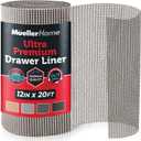 Müeller Home  Ultra -Prenium Drawer Liner 12 In x 20 Ft Gray