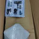 TRALT Office Chair - Ergonomic Desk Chair with Adjustable Lumbar Support, Mesh Computer Chair, Executive Chairs for Home Office Comfortable Lumbar Support (Black) (Pack of 1)