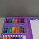 homicozy Art Supplies for Kids Ages 4-12,Mermaid Drawing Sets Art Case, Coloring Kits with Double Sided Trifold Easel, Crayon, Colored Pencil, Marker, Coloring Book, Drawing Stuffs Gifts for Girls Age 4-6-8