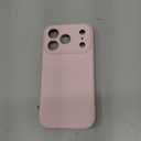 Vooii Magnetic for iPhone 17 Pro Case, Compatible with Magsafe (Premium Liquid Silicone) (Integrated Camera Control Button) Full Body Protective Anti-Scratch Microfiber Lining 6.3", Chalk Pink