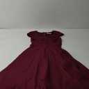 Ellames Women's 1950s Retro Vintage Dresses Elegant 2025 Cocktail Party Dress Cap Sleeve Dress with Pocket (Burgundy)