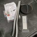 Black LED Wall Sconce Remote Control Hardwired Wall Lamp for Bedroom Modern Dimmable Wall Light for Bedroom Living Room Foyer 15W