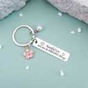 Inspirational Keychain for Women Confirmation Gifts for Teen Girls Motivational Friendship Gift for Besties Daughter Niece Sister Mothers Day Easter Birthday Graduation Present for Her