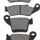 AHL Front & Rear Brake Pads Set for Honda CR125R / CR250R 2002-2007 (Semi-metallic)
